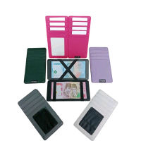 Dompet Wanita Dompet Pria Card Holderd  Kartu Dan Uang Dompet Panjang Lipat Tipis Unik Kulit Premium