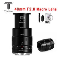 TTArtisan 40mm F2.8 1:1 Macro Lens APS-C Manual Focus for Canon Eos-M SONY E FUJI X FX M4/3 Nikon Z Leica SIGMA L Mount Cameras