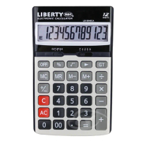 【LIBERTY】金屬效率-桌上型12位元計算機(LB-5040CA)