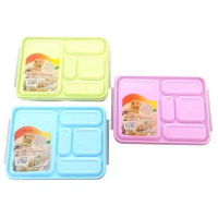 Bekas Makanan/E-428/1 Pc/Tupperware/Food Server/5 compartment/Food Save/Healthier/Storage/Fresher/Fr