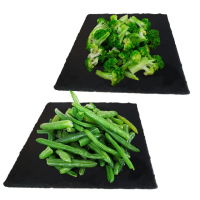 【老爸ㄟ廚房】鮮凍蔬菜青花菜/四季豆 任選6包(500G±3%/包)