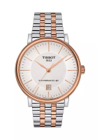 Tissot Carson Premium Powermatic 80 Men's Two-Tone Stainless Steel Bracelet and Silver Dial Watch - T122.407.22.031.01