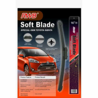 Wiper Soft Blade Toyota Sienta Merk Rwb 14 Inch Dan 26 Inch Sepasang Pasti Ori