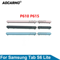 Aocarmo For Samsung GALAXY Tab S6 Lite P610 P615 4G Lte Side keys Buttons Replacement Part