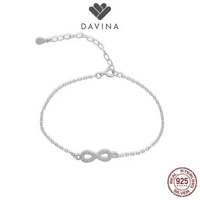 DAVINA Ladies Infinity Bracelet Sterling Silver 925 - Gelang Wanita Perak S925 Infinity