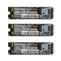 INDMEM SSD M2 NVMe M.2 256GB 512GB 1TB SSD PCIe for Mac/MacBook Air/Macbook Pro SSD NVMe Hard Drive 3x4 3D NAND SSD for Apple