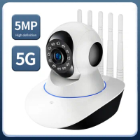 HD 3MP 5MP Wireless IP Camera CCTV 5G WIFI Camera PTZ Security Protector Surveillance Camera Smart Auto Tracking Baby Monitor