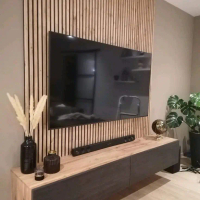 [PO] Backdrop + Buffet Tv Bahan Kayu Jati Tpk Full Perhutani Tahan Rayap | Laci Penyimpanan Tahan La