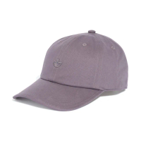 【adidas 愛迪達】PE Dad Cap 灰紫色 運動 休閒 刺繡 鴨舌帽 老帽 遮陽帽 三葉草 可調式 棒球帽 IX7333