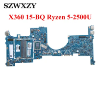 Original For HP Envy X360 15 15-BQ Series Laptop Motherboard 935101-601 935101-001 448.0BY10.0011 AMD Ryzen 5-2500U CPU