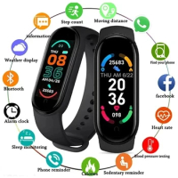 New M6 Smart Watch Men Women Fitness Sports Smart Band Fitpro Version Bluetooth Music Heart Rate Take Pictures Smartwatch Band