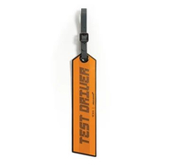 TUMI I MCLAREN Nivolet Luggage Tag - Lugage Tag /Gantungan Koper - Black