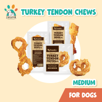 Afreschi Natural Turkey Tendon (M) 36g Natural Dog Chew Dental Treat, High Protein, Grain-Free, Sing