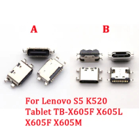10pcs Micro USB Type-C Charging Connector Socket Port For Lenovo S5 K520 Tablet Tab M10 10.1 Inch TB-X605F N M X605FC/LC