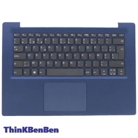 BE Belgian Blue Keyboard Upper Case Palmrest Shell Cover For Lenovo Ideapad S130 14 130s 14 14IGM 120s 14 14IAP 5CB0R61278