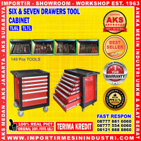 Lemari Rak Perkakas Alat Bengkel 6 Tingkat - Caddy Tools Six Drawer