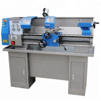 price of mechanical lathe machine CJM320A parallel lathe mini metal bench lathe for DIY hobby users with CE