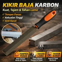 Kikir Gergaji Manual Baja Keras Alat Asah Gergaji Kayu & Besi Kikir Gergaji Profesional Tukang Kayu