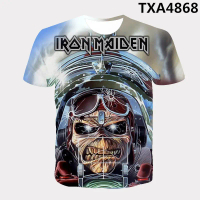 Áo Thun Iron Maiden, ngắn Tay Nam, Áo Thun Eddie, Thích Hợp Cho Cổ Vũ Và Cổ Phiếu, Áo Sơ Mi In 3D