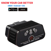 Car OBD2 ELM327 Bluetooth 5.0 for Android/IOS OBD2 Anto Scanner V1.5 OBDII iCar2 ELM 327 V1.5 Auto OBD 2 Car Diagnostic Tools