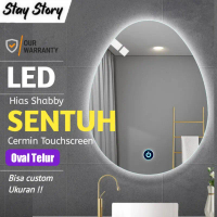 MURAH CERMIN LED KAMAR MANDI WASTAFEL AESTHETIC DINDING TOUCH SCREEN /