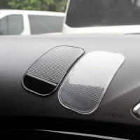 Car Rear View Camera 1pcs Anti-skid Slip Grip Mat WaterProof Rubber Grip Mat Cell Phone Auto Dashboard Holder Pad Equippments