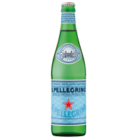 【S.Pellegrino 聖沛黎洛】天然氣泡礦泉水玻璃瓶裝500mlx24入/箱(進口氣泡水/官方直營)