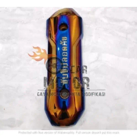 PROMO - TAMENG PELINDUNG KNALPOT ZOOMER TULISAN THAILAND TWOTONE UNIVERSAL