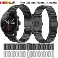 Stainless steel Wristband Original for Xiaomi Huami Amazfit Stratos 2 2S pace GTR 47mm band strap bracelet Watch Band