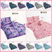 TOTO ผ้าปูที่นอนลาย Flower ดอกไม้ ขนาด 3.5/5/6 ฟุต (รวมผ้านวม)2025 TT818 TT820 TT821 TT822 TT823 TT8