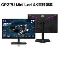 【最高折200+4%回饋】Cooler Master 酷碼 GP27U Mini Led 4K電競螢幕