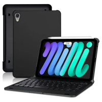 Rechargeable Wireless Keyboard for iPad Mini 6 Bluetooth Keyboard ABS Full Protective Cover for iPad Mini4 Mini5 Teclado Fundas