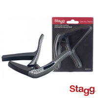 【Stagg 比利時品牌】碳纖維移調夾 木吉他/電吉他/貝斯適用(SCPX-CU Carbon)