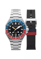 Spinnaker Spinnaker Men's 44mm Dumas GMT Automatic Watch With Solid Stainless Steel Bracelet SP-5119