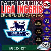 Patch LIGA INGGRIS BPL EPL EFL Pemier Premiere League Badge Emblem Flock Semi Woven Setrika iron-on 