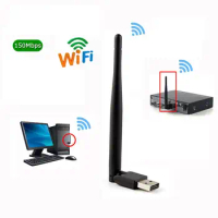 Mini Wireless 7601 2.4ghz Wifi Adapter For Dvb-T2 And Dvb-S2 Tv Box Wifi Antenna Receiver Network Lan Card