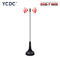 5dbi Antenna 174-230 MHz &amp; 470-862MHz Antenna TV Coaxial Male Connector With Magnetic Base For DVB-T TV HDTV Digital Freeview