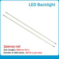 2PCS FOR TCL L40F3200B LED Backlight LJ64-03029A 2011SGS40 5630 60 H1 REV1.1 455mm 60LED Original LCD Lamp