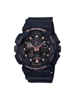 นาฬิกา G-Shock (55mm, ตัวเรือนสีดำ, สายสีดำ) รุ่น GA-100GBX-1A4DR