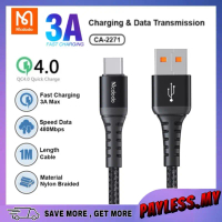 MCDODO CA227 3A Super Fast Charging USB Cable TypeC 1Meter USB Data Cable QC4.0 Quick Charges For iP