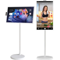 Hot Selling 32 "24" Unique design Smart screen Advertising machine incell LCD screen Android OS Smart TV mobile with big battery