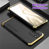 New AntiFall Metal Frame Matte PC Aluminum Case For Xiaomi POCO M3 M4 Pro POCO F3 F4 F5Pro 5G F5 X3 GT M4 Pro Armor Case Cover