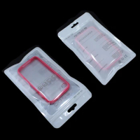 Newest Mobile Phone Case Cover Party Packaging Bags For iPhone 4 4S 5 5S 6 Plastic Ziplock Poly Package White Pouch 300Pcs/ Lot