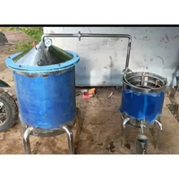 alat penyulingan minyak atsiri/alat destilasi kapasitas 115 liter penghasil minyak atsiri nilam dll
