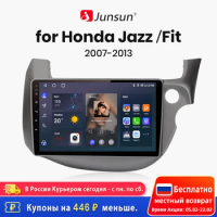 Junsun V1 AI Voice Wireless CarPlay Android Auto Radio for HONDA FIT JAZZ 2007-2013 4G Car Multimedia GPS 2din autoradio