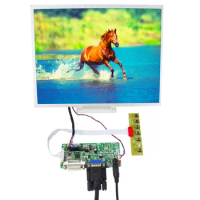 12.1" AC121SA01 800x600 LCD Screen with VGA+DVI LCD Controller Board RT2281