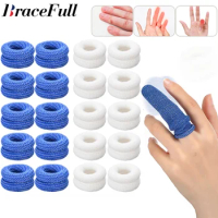 10Pcs Tubular Bandage Finger Roll, Finger Toe Sleeves, Thumb Protector, Fingertips Protective, Cushion, Moisture Wicking