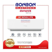 AIWA AC Split Nova 2 PK AER-K2E20ADC / K2E 20ADC / AERK2E20ADC - LED Digital Display - Gold Fin Anti