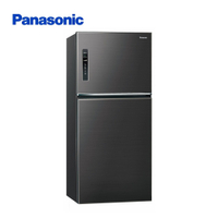 Panasonic國際牌 650公升 無邊框鋼板雙門冰箱NR-B651TV-K 晶漾黑
