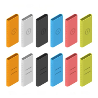 Power Bank Cover Case for Xiaomi 3 Series 10000Ah Shock-resistant Silicone Protective Case Sleeve for Mi Powerbank PLM11ZM